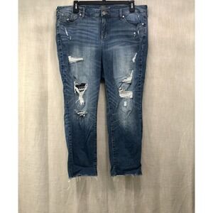 Torrid Vintage Stretch Crop Boyfriend Women's Jeans Size 20